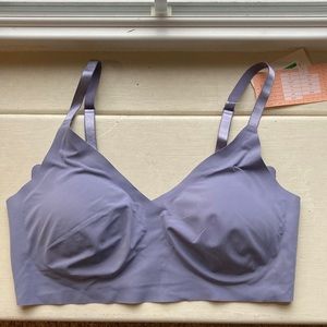 True & Co Women's True Body Triangle Convertible Strap Bra Size Large